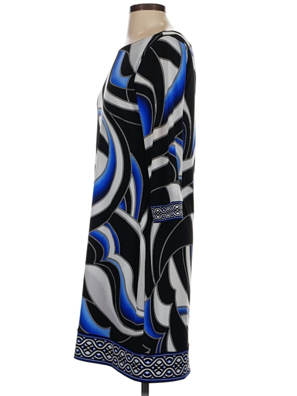 White House Black Market Women's Geo Print Shift Dress - Size S - Like New - Picture 6 of 9